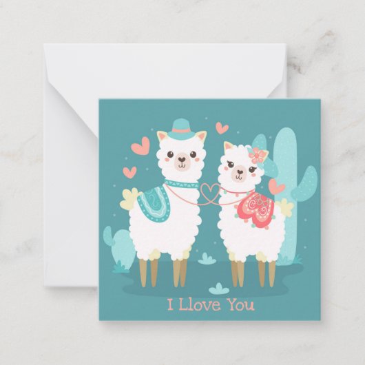 Carte De Correspondance Saint-Valentin mignon (Devant)