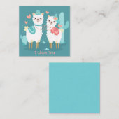 Carte De Correspondance Saint-Valentin mignon (Devant / Derrière)