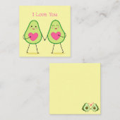 Carte De Correspondance Saint-Valentin mignon (Devant / Derrière)
