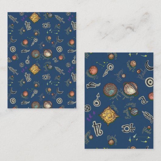 Carte De Correspondance Salade spatiale (Devant / Derrière)