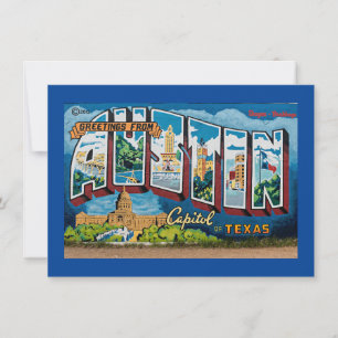 Carte De Correspondance Salutations d'Austin, Texas