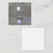 Carte De Correspondance Salutations musicales ! (Devant / Derrière)