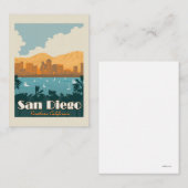 Carte De Correspondance San Diego, CA (Devant / Derrière)