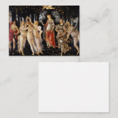 Carte De Correspondance Sandro Botticelli - La Primavera (Devant / Derrière)