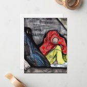 Carte De Correspondance Sans abri (Devant/Arrière en situation)