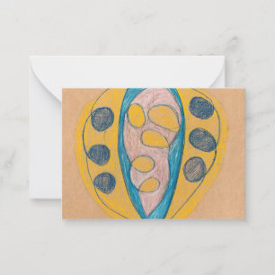Carte De Correspondance Sans titre, 1908 par Hilma af Klint