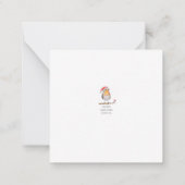 Carte De Correspondance Santa Robin (Dos)