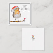 Carte De Correspondance Santa Robin (Devant / Derrière)