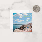 Carte De Correspondance Santorin, Grèce Beach House (Devant/Arrière en situation)