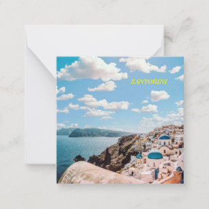Carte De Correspondance Santorin, Grèce Beach House