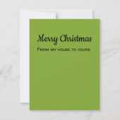 Carte De Correspondance Sapins de Noël MCM (Dos)