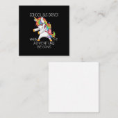 Carte De Correspondance School Bus Driver Where Adventure Begins (Devant / Derrière)