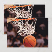 Carte De Correspondance Scoring de basket-ball (Devant / Derrière)