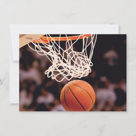 Carte De Correspondance Scoring de basket-ball (Devant)