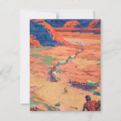 Carte De Correspondance Scouter les intrus par Maynard Dixon (Devant)