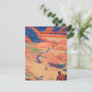 Carte De Correspondance Scouter les intrus par Maynard Dixon