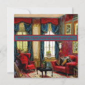 Carte De Correspondance Script calligraphique : "Elegant Love" (Devant)