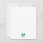 Carte De Correspondance Sea Turtle Note Card for Any Occasion (Dos)