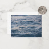 Carte De Correspondance Sea water closeup (Devant/Arrière en situation)