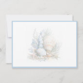 Carte De Correspondance Seashells Flat Note Card (Devant)