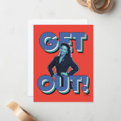 Carte De Correspondance Seinfeld | Elaine - Get Out! (Devant/Arrière en situation)