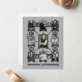 Carte De Correspondance Seinfeld | Graphique de relation de caractère (Devant/Arrière en situation)