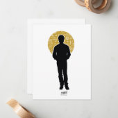 Carte De Correspondance Seinfeld | Jerry Seinfeld Silhouette (Devant/Arrière en situation)