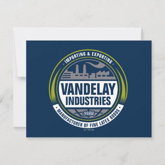 Carte De Correspondance Seinfeld | Vandelay Industries Logo (Devant)