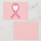 Carte De Correspondance Sensibilisation au cancer du sein (Devant / Derrière)