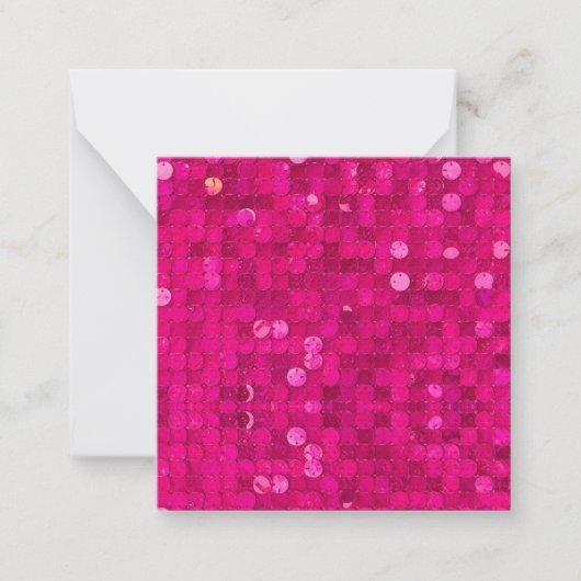 Carte De Correspondance Séquence rose vif (Devant)