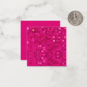 Carte De Correspondance Séquence rose vif (Devant/Arrière en situation)