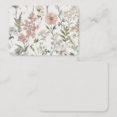 Carte De Correspondance Serene Petals (Devant / Derrière)