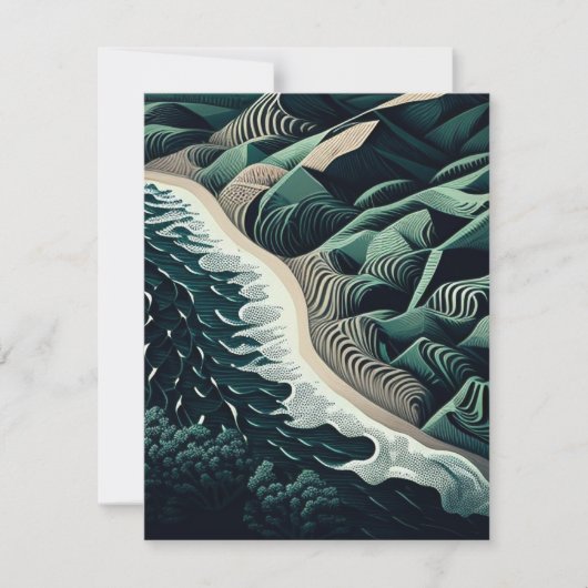 Carte De Correspondance Serene Shores (Devant)