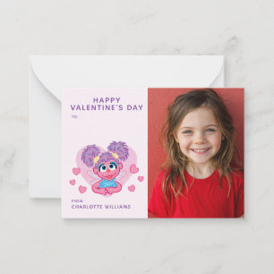 Carte De Correspondance Sesame Street   Abby Cadabby Photo de cœur