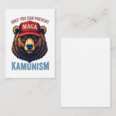 Carte De Correspondance Seul vous pouvez prévenir le Kamunisme (Devant / Derrière)