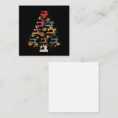 Carte De Correspondance Sewing Machine Christmas Tree (Devant / Derrière)
