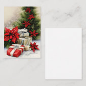 Carte De Correspondance Shiny présente un mini budget de Noël (Devant / Derrière)