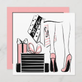 Carte De Correspondance Shopping (Devant / Derrière)