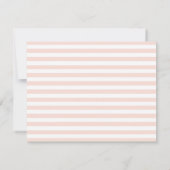 Carte De Correspondance Signature Script Merci Pétale Pink Heart (Dos)