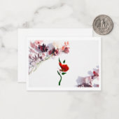 Carte de correspondance simple (Devant/Arrière en situation)