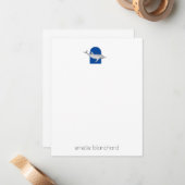 Carte De Correspondance Simple Dolphin Personnalisé (Devant/Arrière en situation)