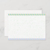 Carte De Correspondance Simple Easter Paint Sprinkles Blank (Devant / Derrière)