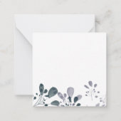 Carte De Correspondance Simple élégant (Dos)