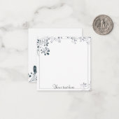 Carte De Correspondance Simple élégant (Devant/Arrière en situation)