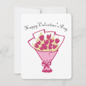 Carte De Correspondance simple élégant mignon valentin, Doux pour Couple (Dos)