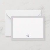 Carte De Correspondance Simple et élégant (Dos)