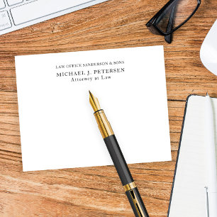 Carte De Correspondance Simple et moderne homme professionnel personnalisé