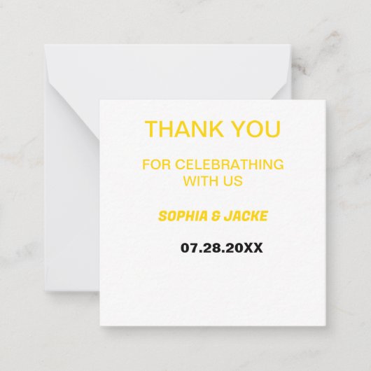 CARTE DE CORRESPONDANCE SIMPLE MERCI (Devant)