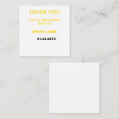 CARTE DE CORRESPONDANCE SIMPLE MERCI (Devant / Derrière)