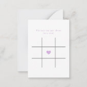 Carte De Correspondance Simple Modern Kids Photo Classroom Valentine's (Dos)